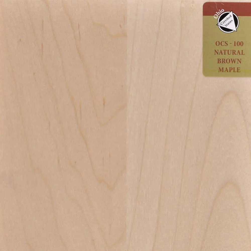 OCS-100 Natural stain on Brown Maple