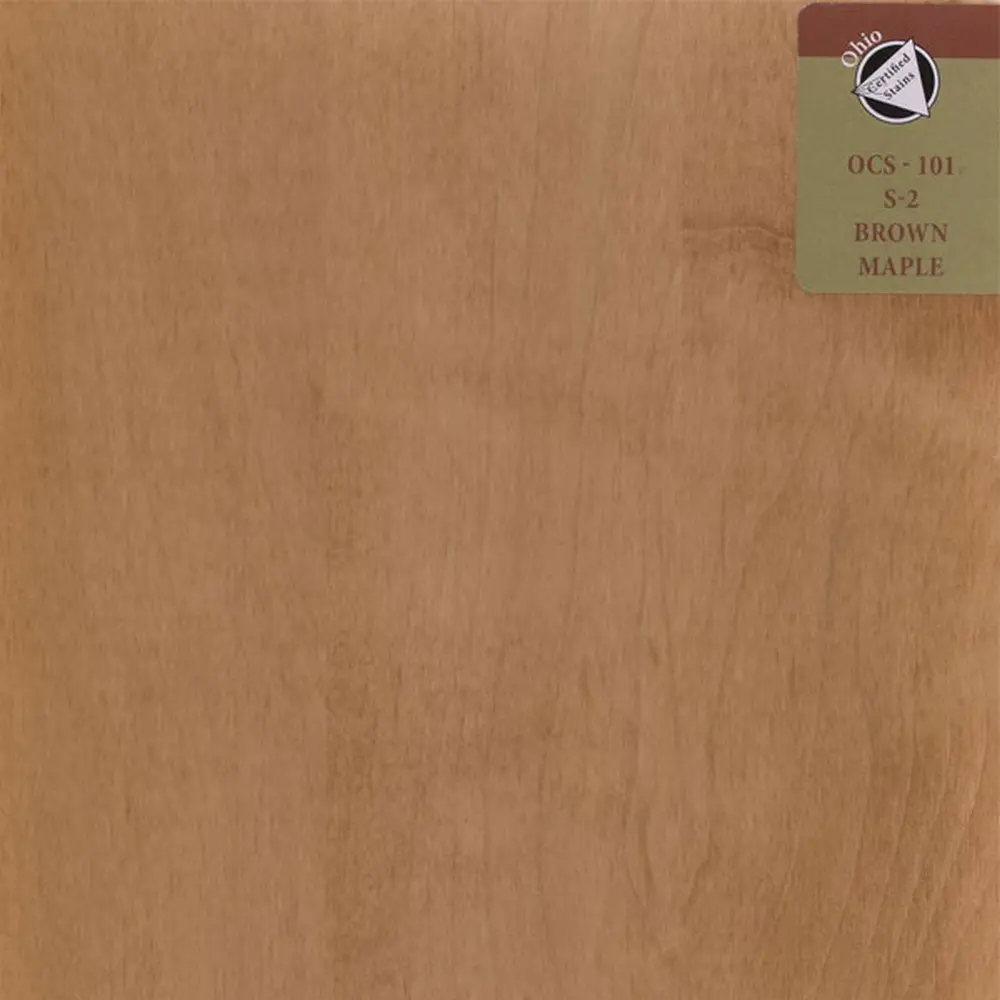 OCS-101 S-2 stain on Brown Maple