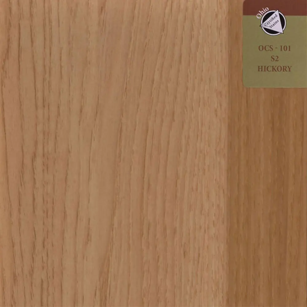 OCS-101 S-2 stain on Hickory
