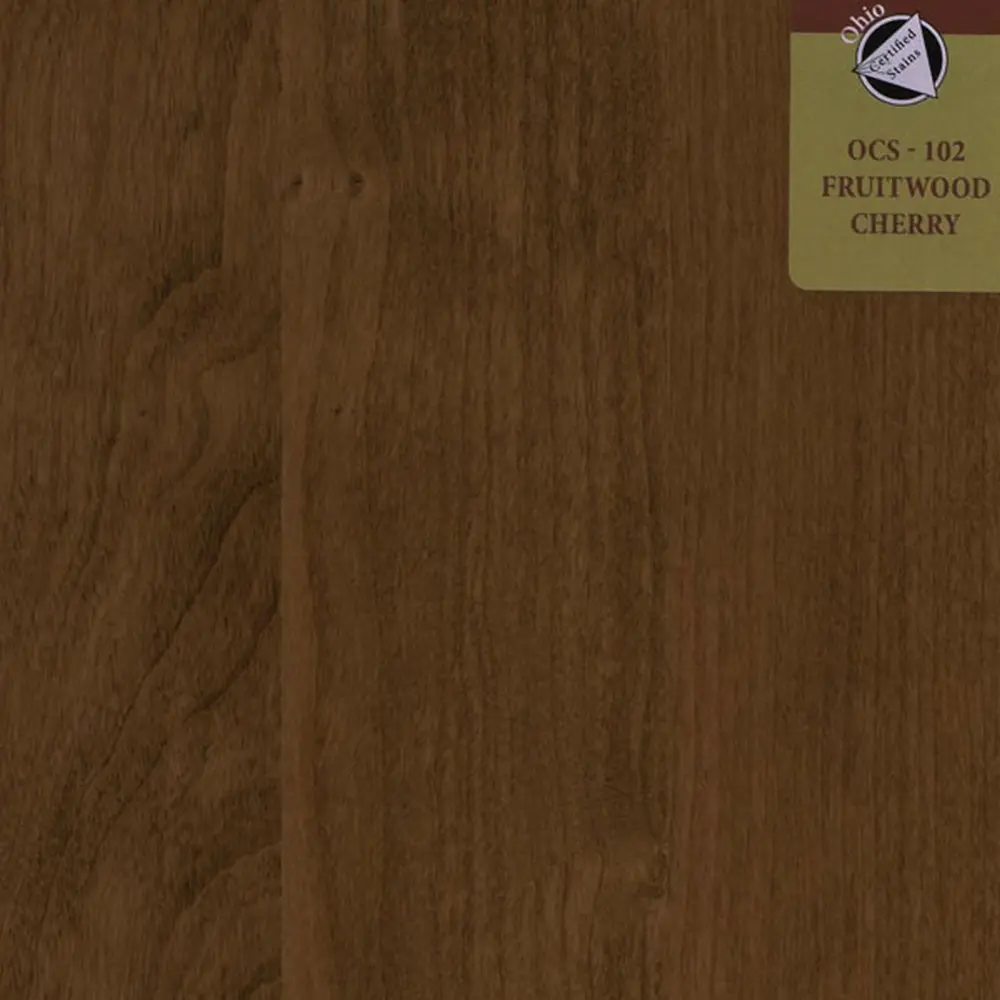 OCS-102 Fruitwood stain on Cherry
