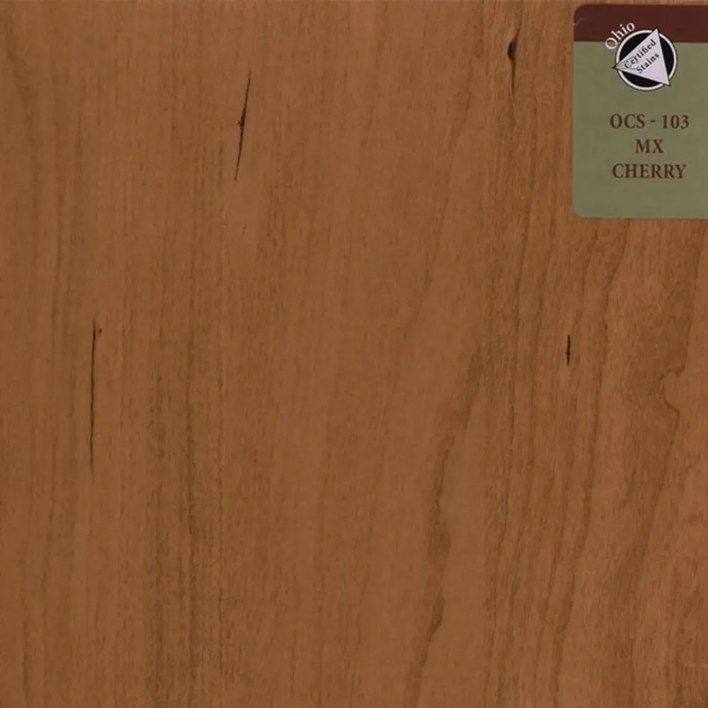 OCS-103 M.X. stain on Cherry