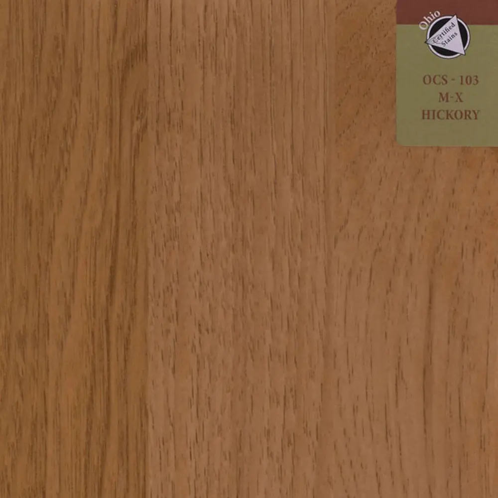 OCS-103 M.X. stain on Hickory