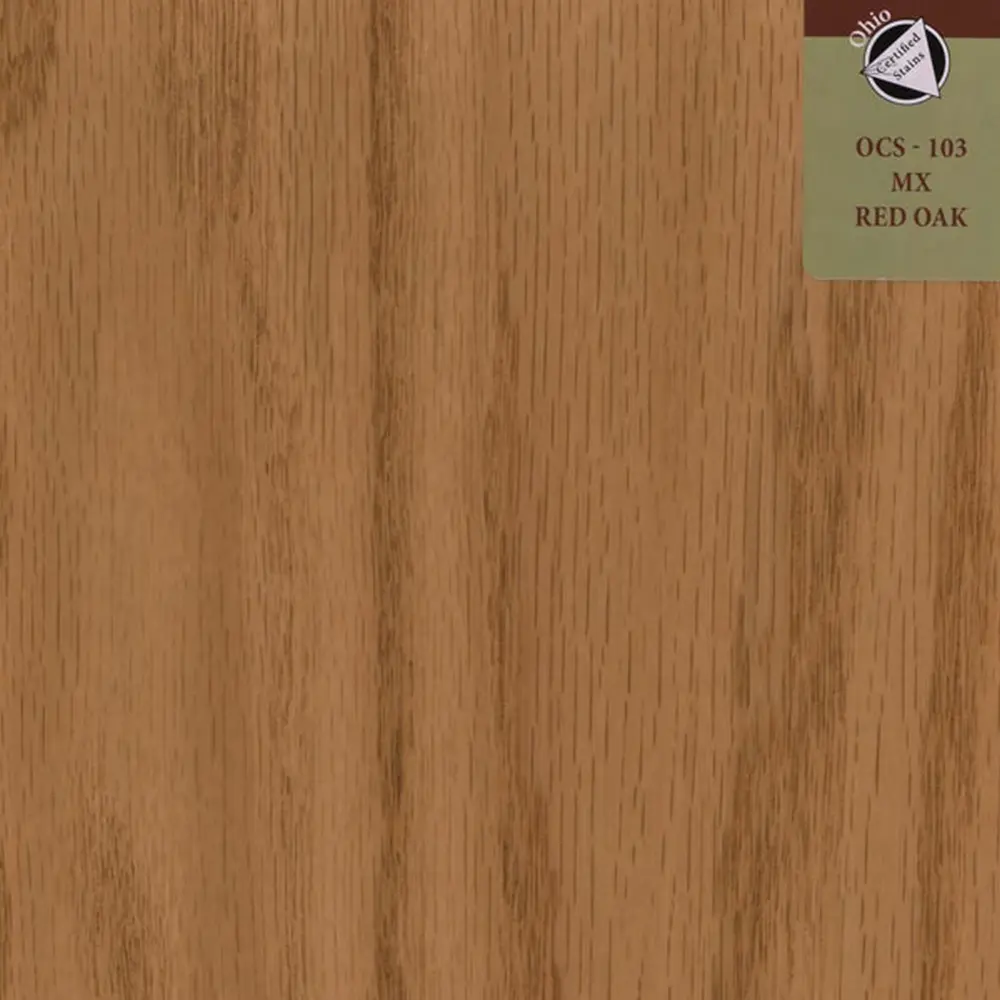 OCS-103 M.X. stain on Red Oak
