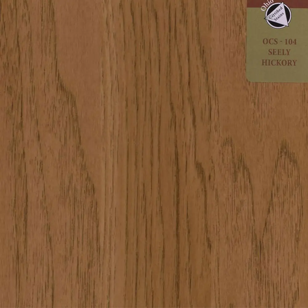 OCS-104 Seely stain on Hickory