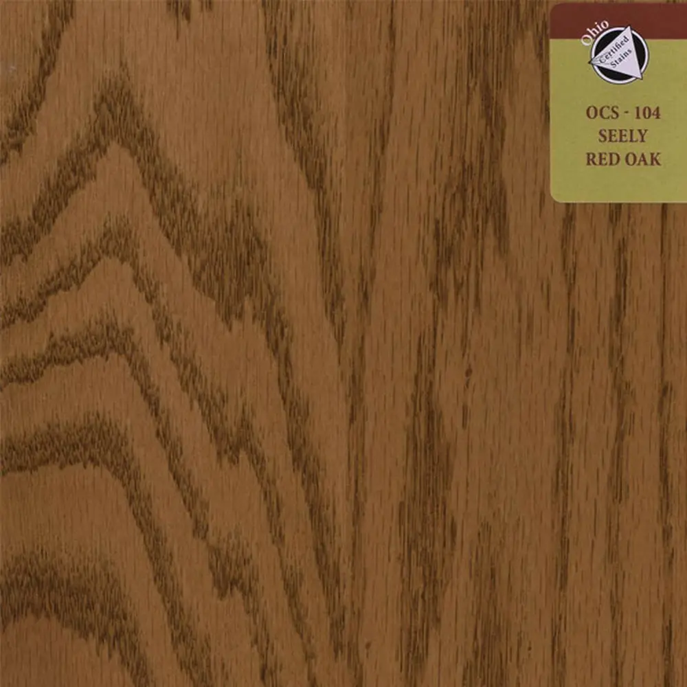 OCS-104 Seely stain on Red Oak