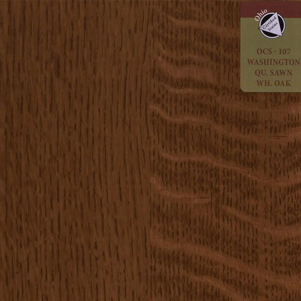 OCS-107 Washington stain on Quartersawn White Oak
