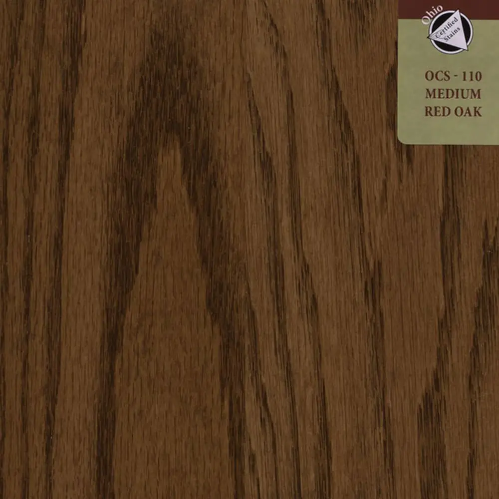 OCS-110 Medium stain on Red Oak