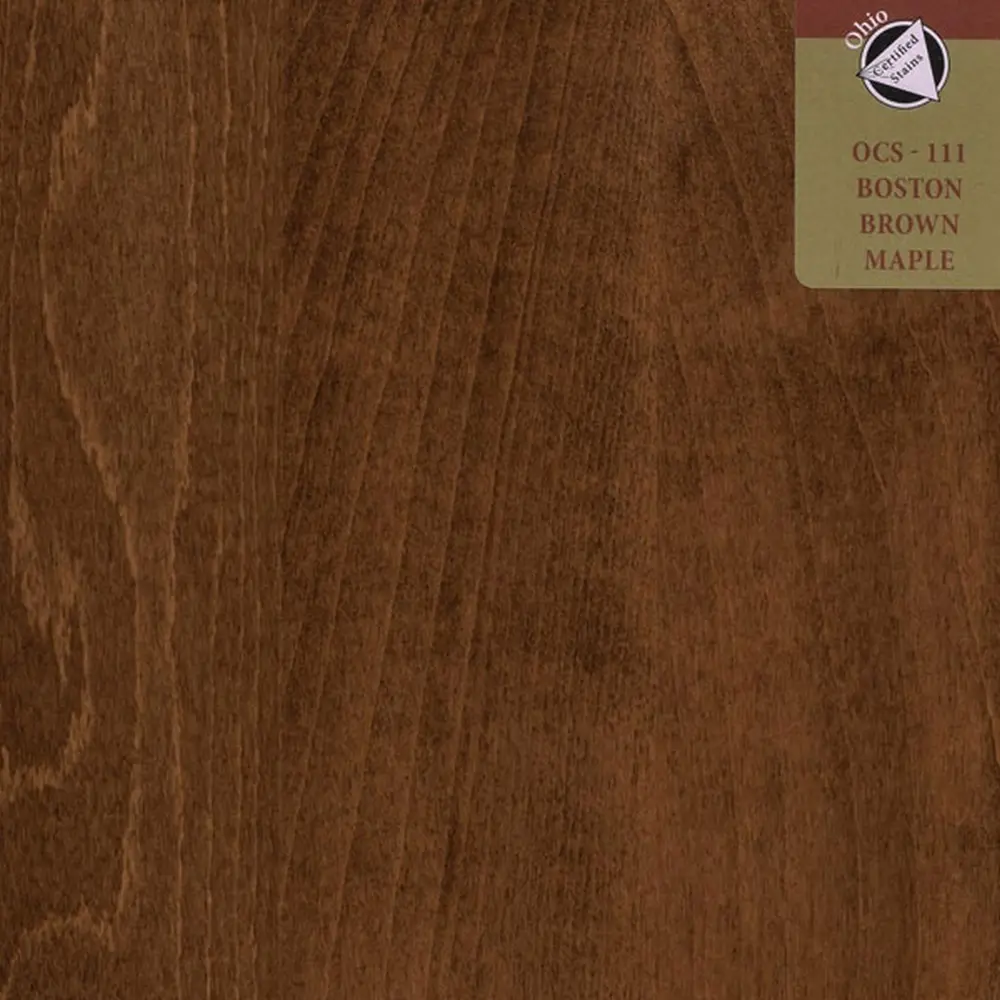 OCS-111 Boston stain on Brown Maple