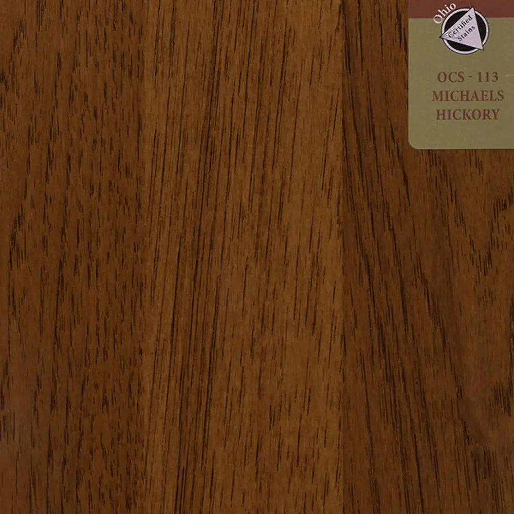 OCS-113 Michaels stain on Hickory
