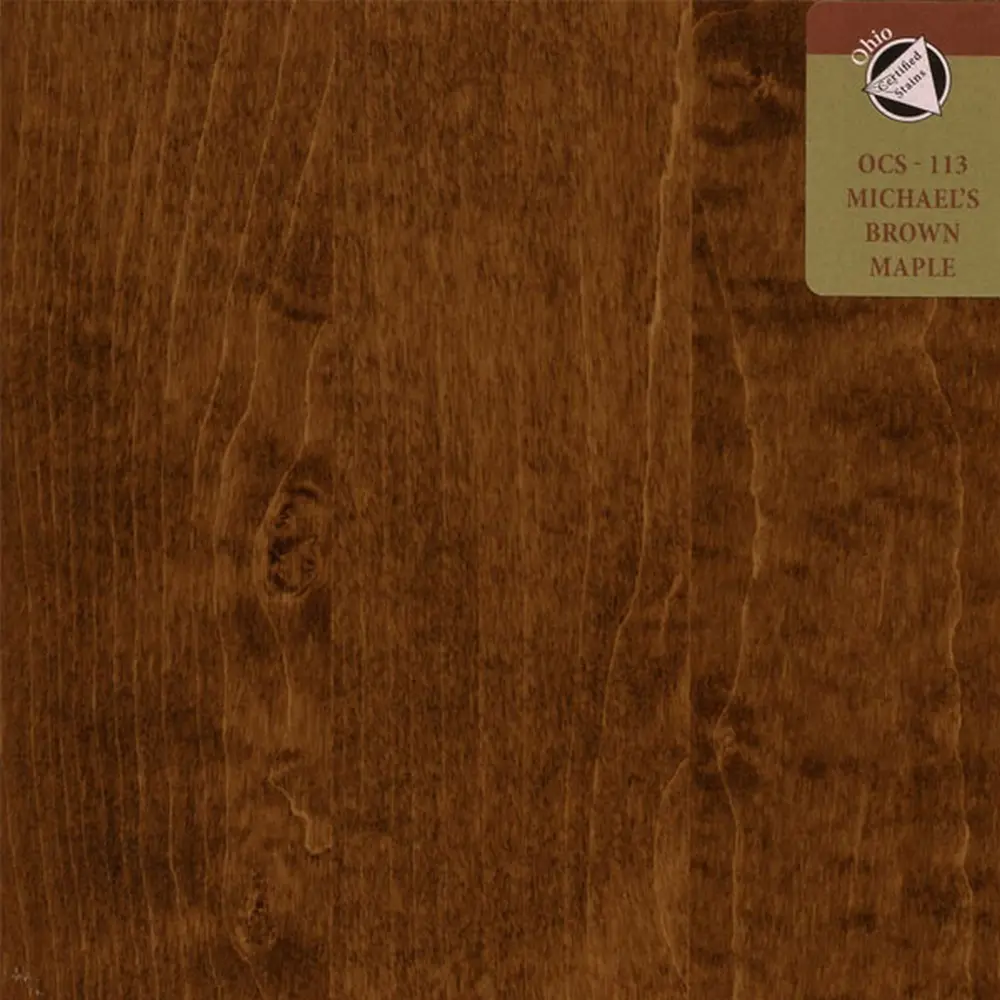 OCS-113 Michaels stain on Brown Maple