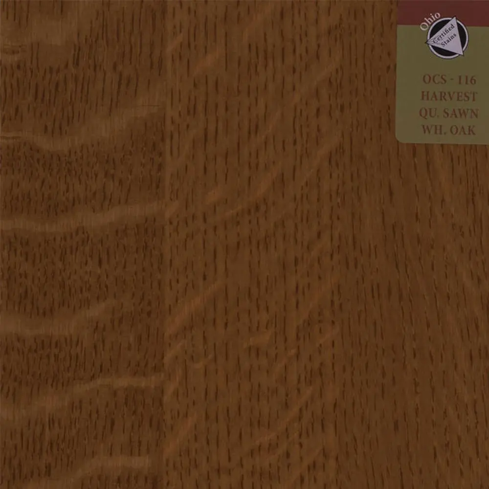 OCS-116 Harvest stain on Quartersawn White Oak