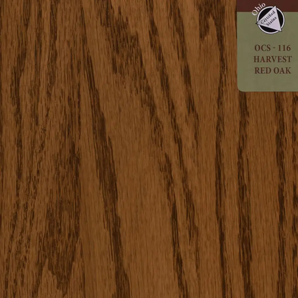 OCS-116 Harvest stain on Red Oak