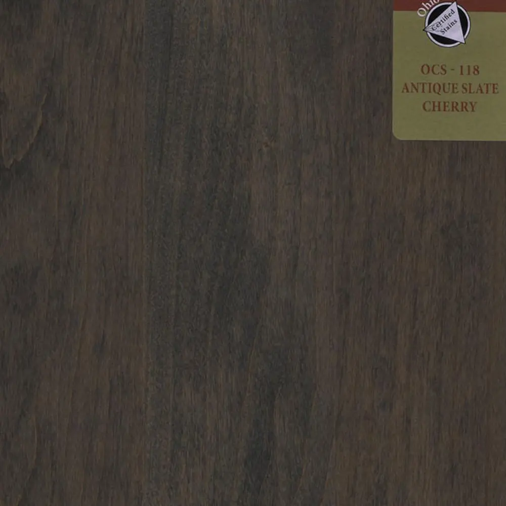 OCS-118 Antique Slate stain on Cherry