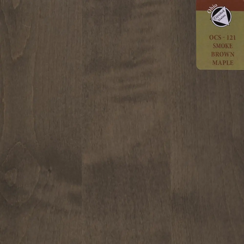 OCS-121 Smoke stain on Brown Maple