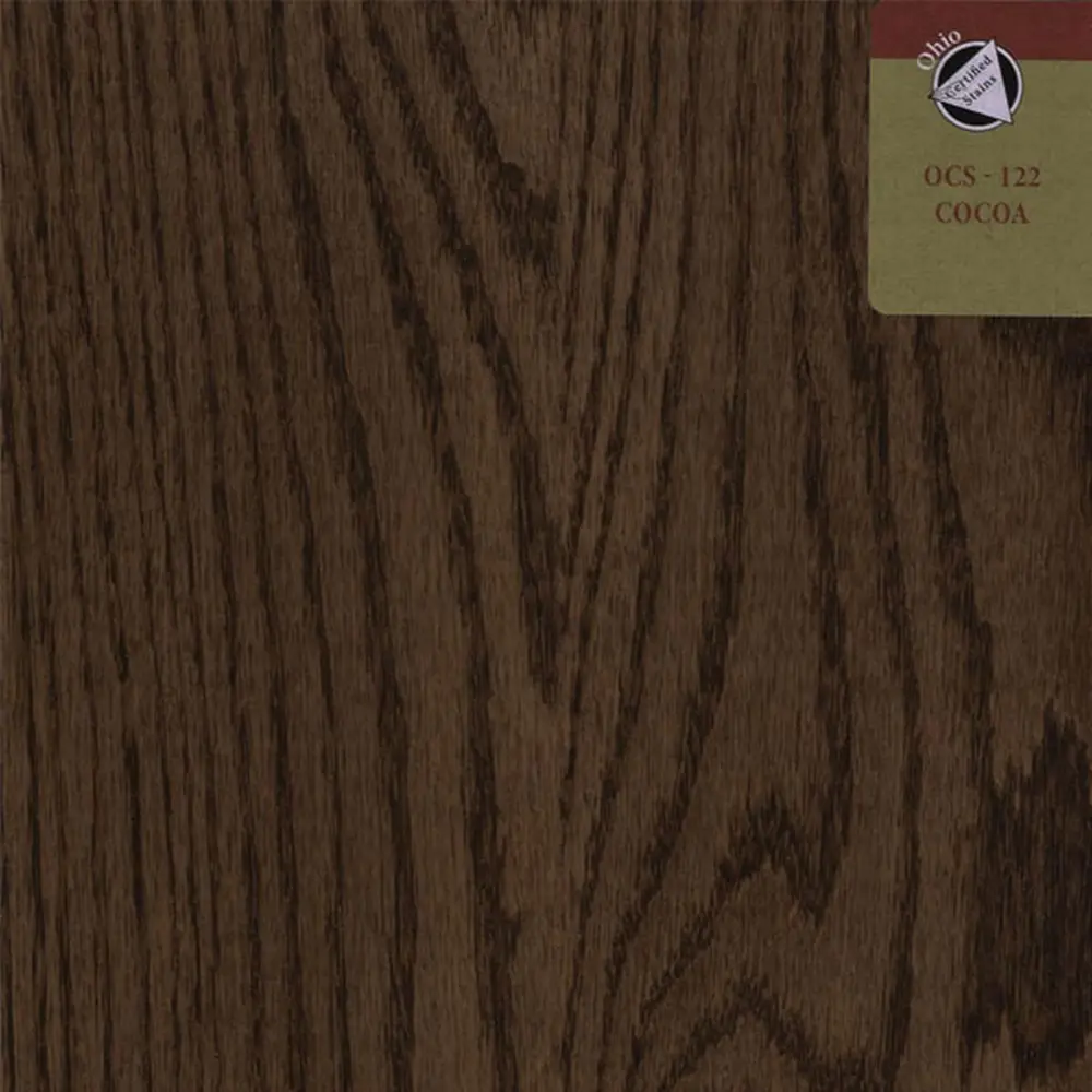 OCS-122 Cocoa stain on Red Oak