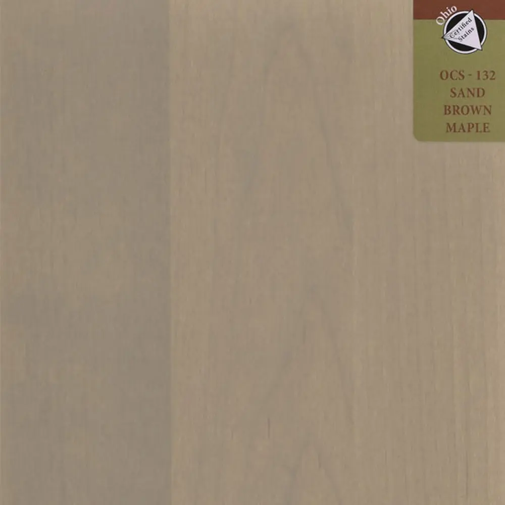 OCS-132 Sand stain on Brown Maple