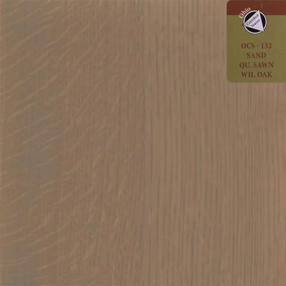 OCS-132 Sand stain on Quartersawn White Oak