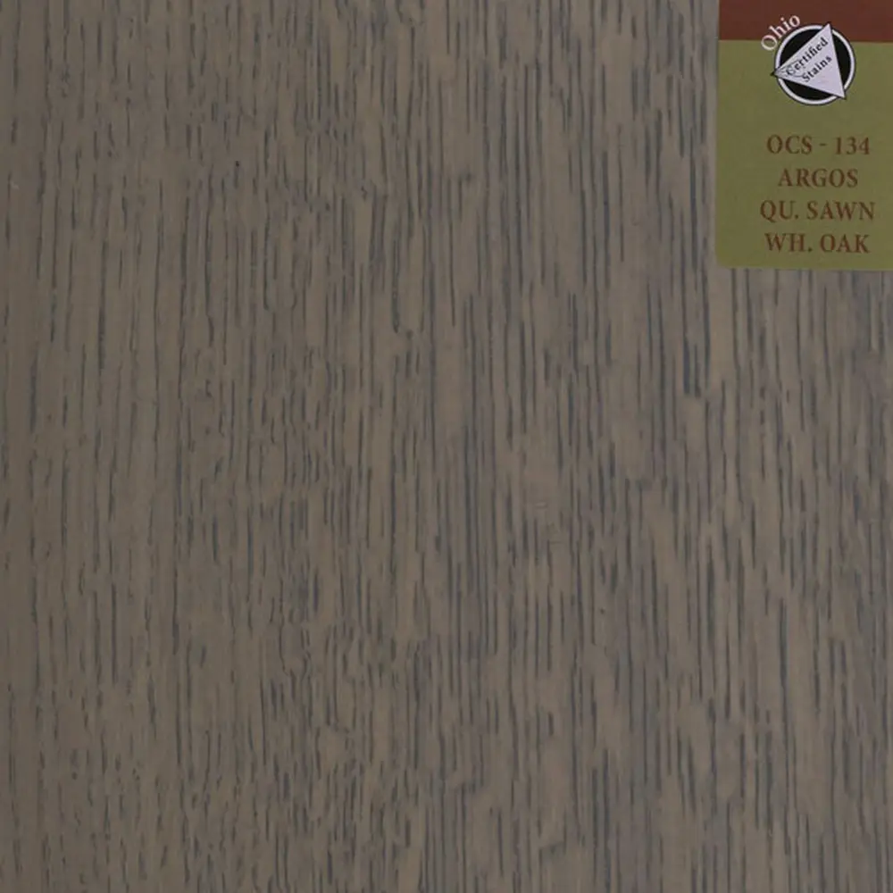 OCS-134 Argos stain on Quartersawn White Oak