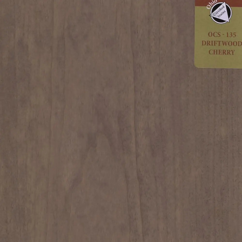 OCS-135 Driftwood stain on Cherry