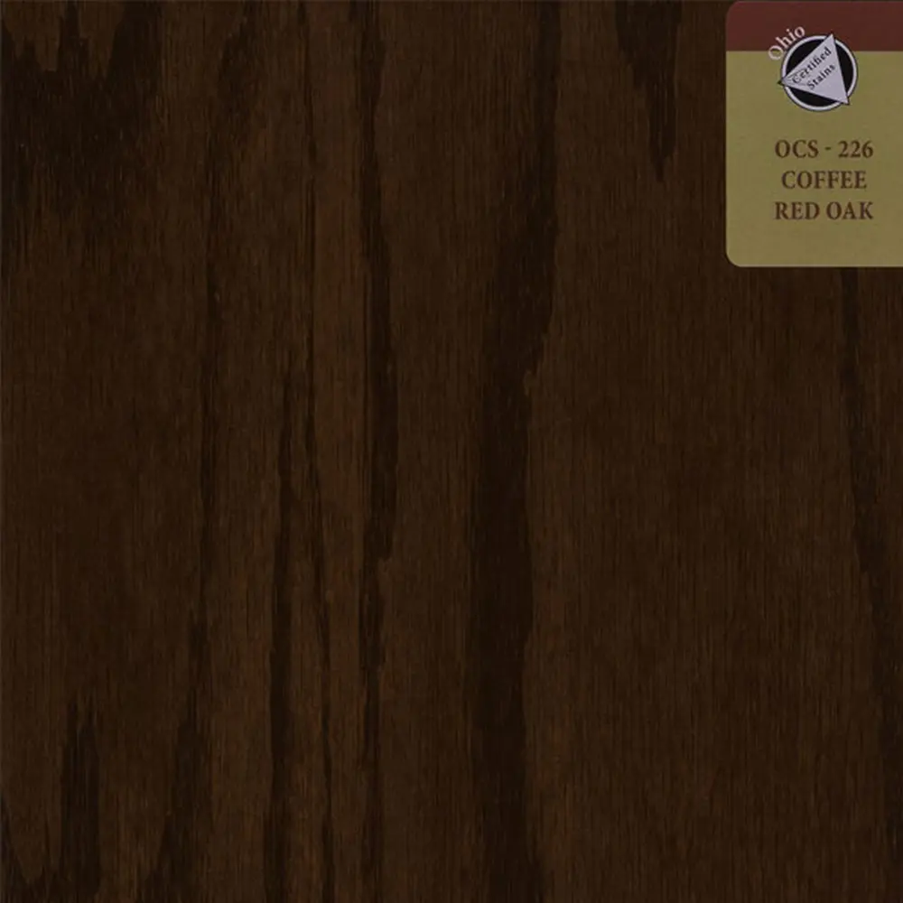 OCS-226 Coffee stain on Red Oak